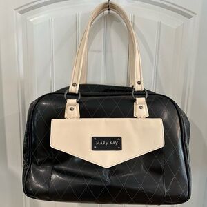 Mary Kay Black and Cream Consultant Travel Bag Tote